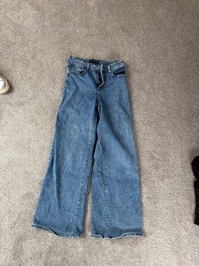 Just Black Medium Blue Wide-Leg Jeans